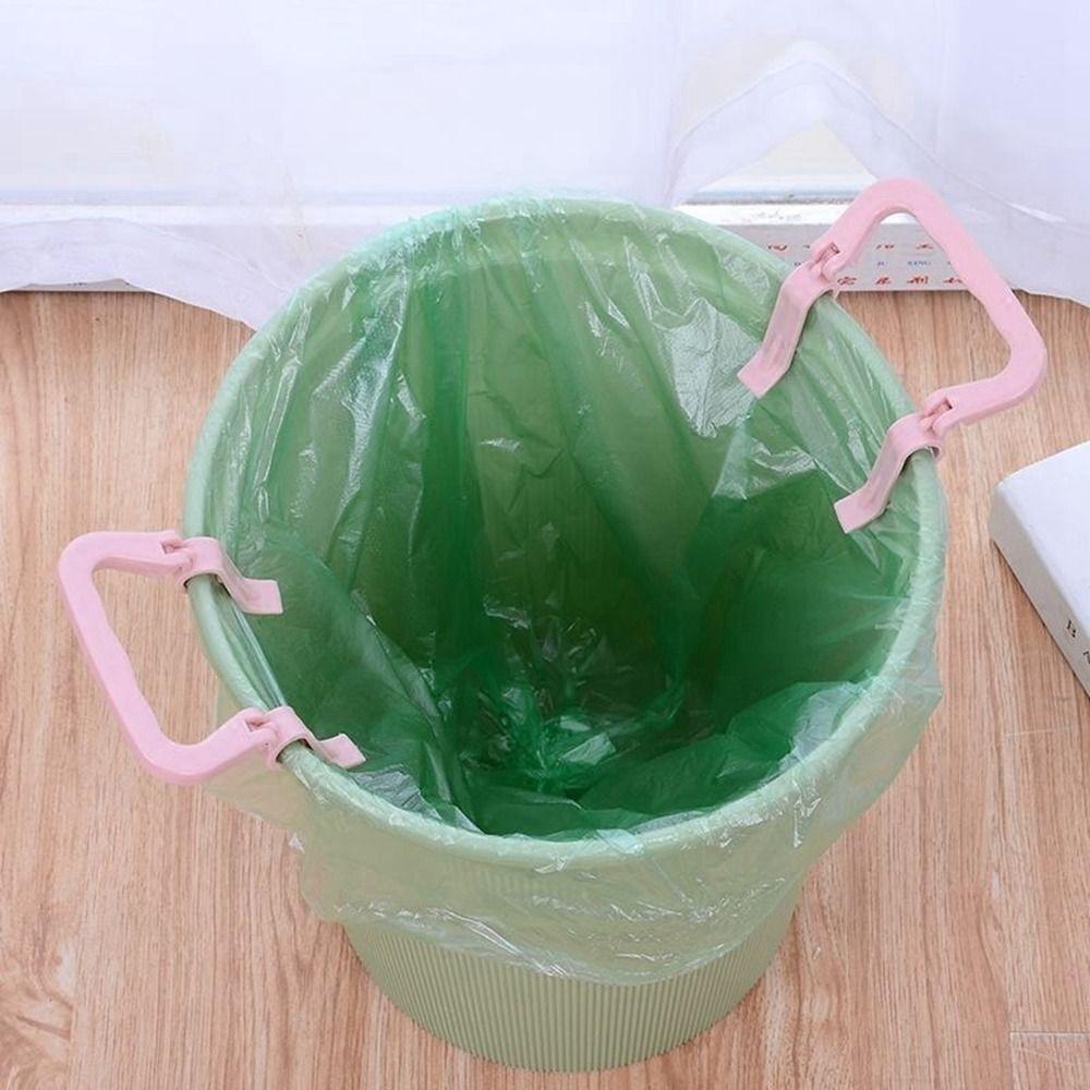 Household Trash Can Edge Clip Non-slip Waste Can Bag Clamp Creativity Garbage Bag Buckle