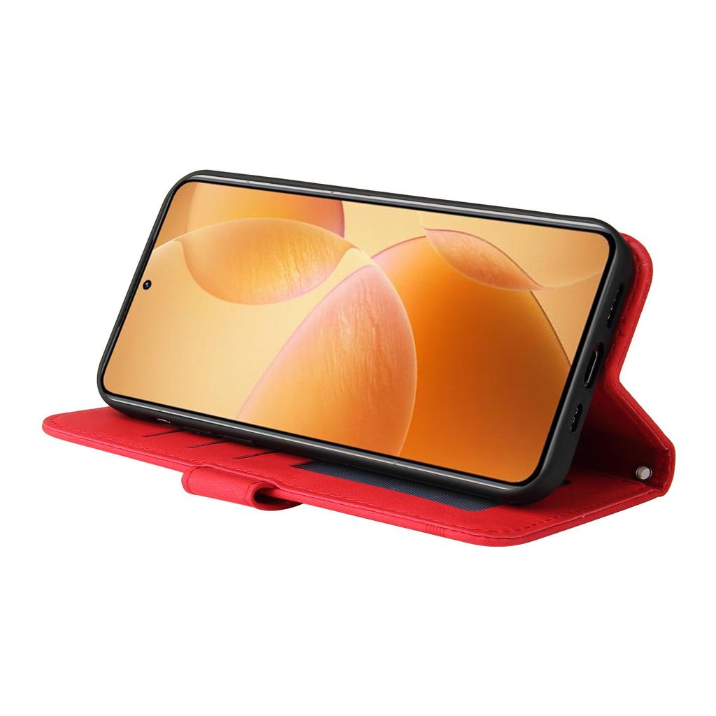 For Xiaomi 14T Pro Leather Wallet Cases Skin Touch Phone Cover Stand with Strap