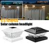 Outdoor Solar Post Cap 2 Modes Fence Light LED Post Lamp Solar Powered Waterproof For Wood Posts Yard Garden Outside