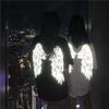 New Summer Reflective Glow T Shirt Unisex Women Hip Hop Plus Size Streetwear