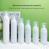 White Foaming Bottle for Eyelash Mousse, Toothpaste, or Facial Cleanser - Available In 30ml and 60ml with Press-to-Foam Dispenser and Brush.