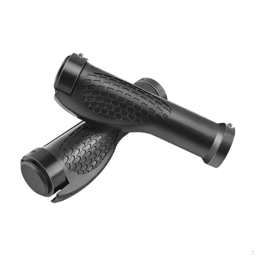 Handlebar Grips Pair Rubber Non Slip Ergonomic Bike Replacement Suitable for Pedal