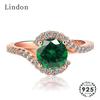 Lindon Classic Ring for Women with 7*7mm Round Shaped Zircon Zircon Jewellery Wedding Party Gifts
