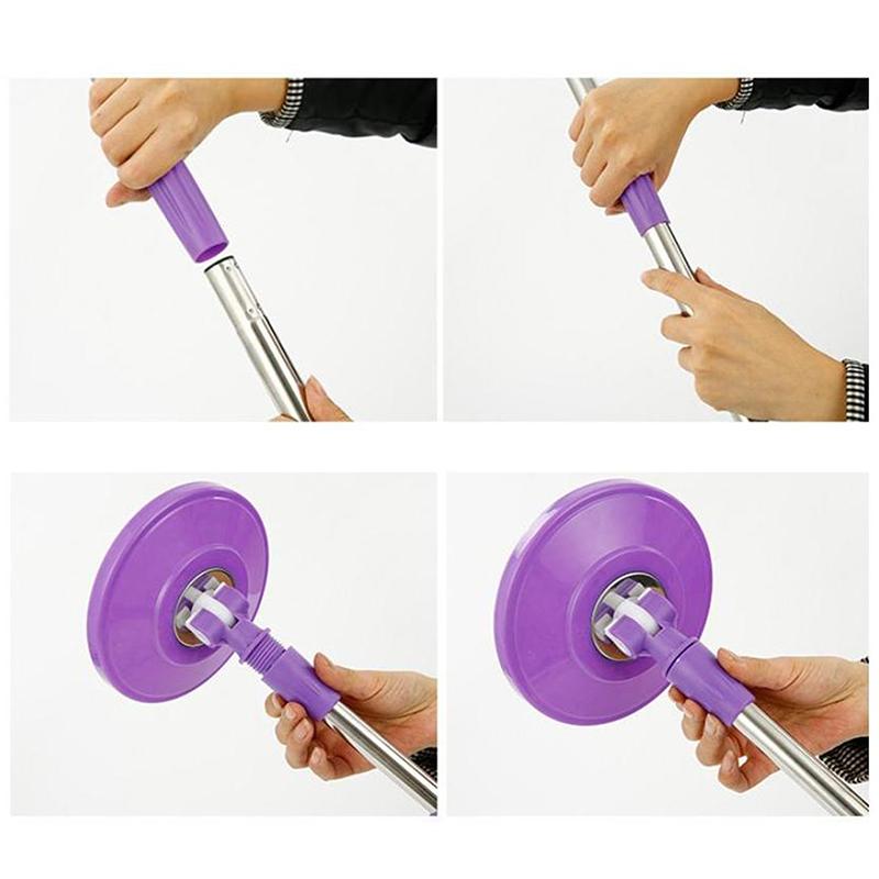 Spin Mop Pole Handle Replacement For Floor 360 Degrees Rotating Floor Mop Pole No Foot Pedal Version Handle Cleaning Tool Kit