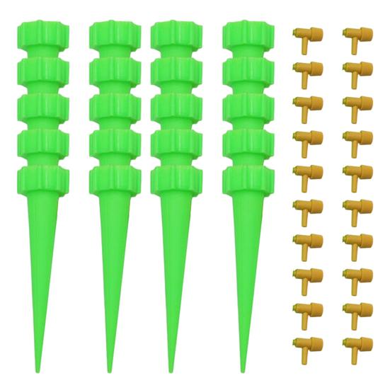 10/12/20/24Pcs Flower Waterer Spike Shoes Irrigation Controllable Water Flow Automatic System Plant Self-watering Tool