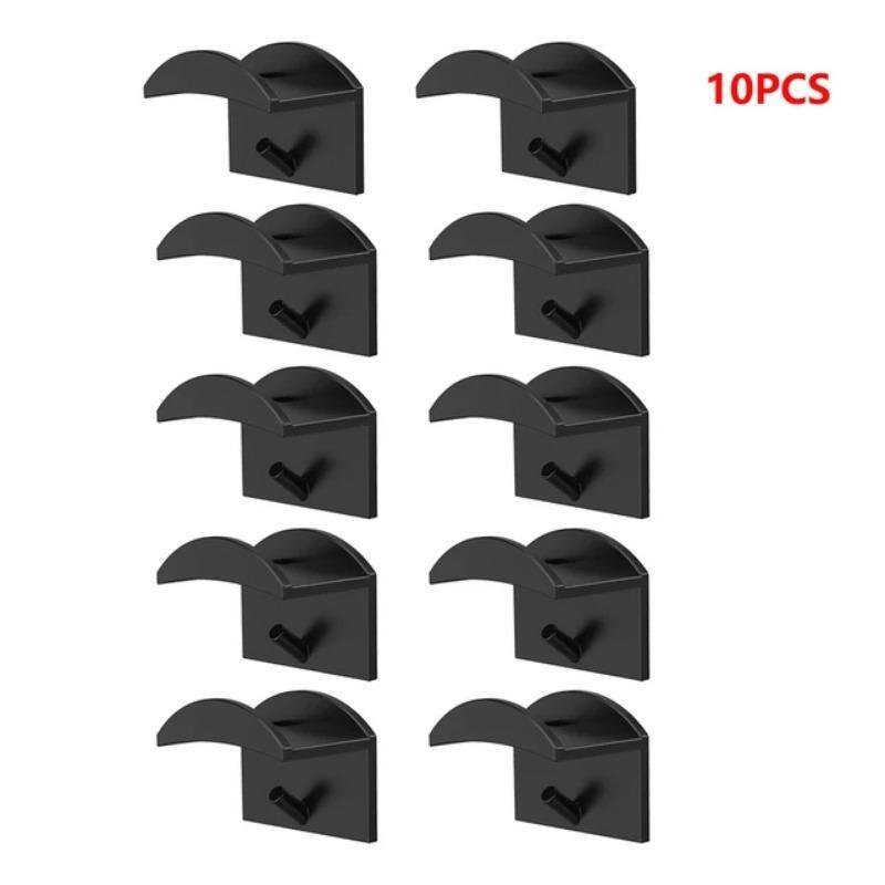 10 шт. Органайзер для бейсболок, настенный держатель для хранения повседневных шляп, многоцелевая подвесная вешалка, аксессуары для домашнего хранения