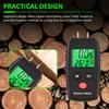 Mini Digital  Wood Moisture Meter, Moisture Reader for Firewood, Small Handheld Wood Moisture
