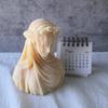 Veiled Woman Aromatherapy Candle Silicon Mold Female Maiden Sculpture Mold DIY Candle Making Gypsum Plaster Resin Mold Gifts