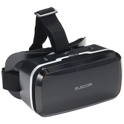 Elecom VR Goggles Smartphone Compatible Standard Type Remote Control Set Black VRG-M02RBK