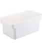 Yamazaki Airtight Pickling Case with Water 28cm W X D X Tower Clear Refrigerator Vegetable Compartment 4944 (Yamazaki) Drainer, White, 16.5cm 12.2cm