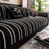 Sofa Cover Universal Sofa Cover 2025 New Modern Fixed Non-slip Leather Sofa Cover Cloth Irregular Thicken Mat Cushion for Home