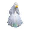 Yousheng White Wedding Porch Goose Clothes Easy To Wear Festival Goose Attire Garden Decor Porch Goose Outfit