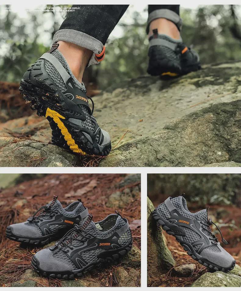 2023 Men's Spring Large Size Breathable Outdoor Climbing & Hiking Shoes