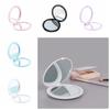 Double Sided Mini Folding Mirror Small Round Makeup Mirror Flip Small Round Mirror Student