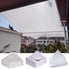 White Sunshade Net 55%~95% Shading Garden Buildings Shed Shelter Greenhouse Plant Sun Cover Balcony Gazebo Shade Sail Awning