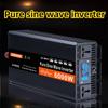 2024 New Pure Sine Wave Inverter 12V24V48V To 220V High Power Home Vehicle 1500W 3000W 4000W