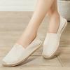 2024 Spring Summer Women Casual Shoes Fashion Women Flats Brand Ladies Slip-on Cloth Shoes Breathable Plus Size 42 A4828
