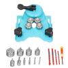 16Pcs Diamond Drill Bit Hole Saw 6?50mm Cutter Drilling Tool Set Kit for Tile WoodLight Blue