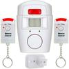 Wireless Motion Detector Alarm Indoor Motion Sensor Alarm With 2 Remote Controls Wireless High