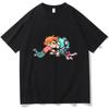 Streetwear Anime Scott Pilgrim Takes Off Graphic Tee Shirt Harajuku Manga T-Shirt Unisex Casual Oversized Cotton T Shirts Unisex