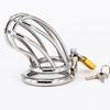 Male Chastity Devices Stainless Steel Cock Cage For Men Metal Chastity Belt Penis Ring Sex Toys Cock Lock Bondage Adult Products