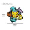 Cartoon Pikachu Unique Metal Pin Perfect For Collectors Fans And