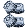 4 Pcs Volume Tone Control Knobs Lampshade Style Electric Guitar Top Hat Knobs Speed Control Knob for Les Paul Guitar Accessories