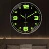 Luminous Wall Clocks ABS Living Room Clock New Quartz Clock for 8-Inch Home Decoration