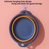 Laundry Basin Large Capacity Plastic Hanging Hole Outdoor Camping Portable Folding Wash Basin Household Supplies