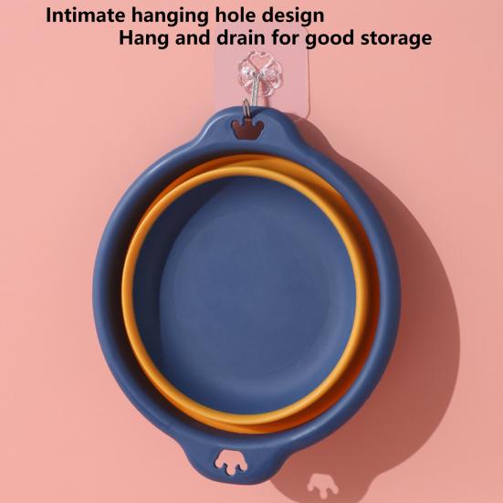 Laundry Basin Large Capacity Plastic Hanging Hole Outdoor Camping Portable Folding Wash Basin Household Supplies