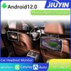 JIUYIN 10.1 Inch Apple CarPlay Android Auto Headrest Monitor Display Touch Screen For Rear Seat Mulitimedia Automotiva Voiture