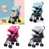 Stroller Ultra Kids Lightweight Foldable Convertible Seat One Button Rotation