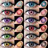 2Pcs Purple Colored Contacts Cosplay Contact Lenses for Eyes Red Lenses High Quality Soft Lenses Green Contacts Yearly