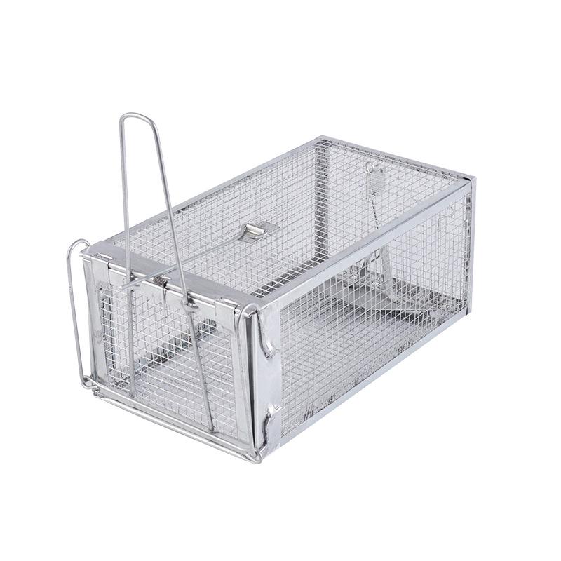 Large High-Sensitivity Mouse Trap Cage with Pedal Mechanism for Rodent Extermination