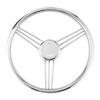 131  2 Inch 9Spoke Marine Boat Steering Wheel Stainless Steel 15  Degrees  Yacht Polished Accessory