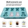 Yousheng 3D Cat Ice Cube Mold BPA-Free Silicone Tray for Cold Drinks Whiskey Cocktails Easy Release Ice Cube Maker