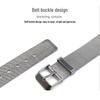 Stainless Steel Women's Ultra-Thin Milanese Mesh Watch Band with Leather Buckle, 16mm.