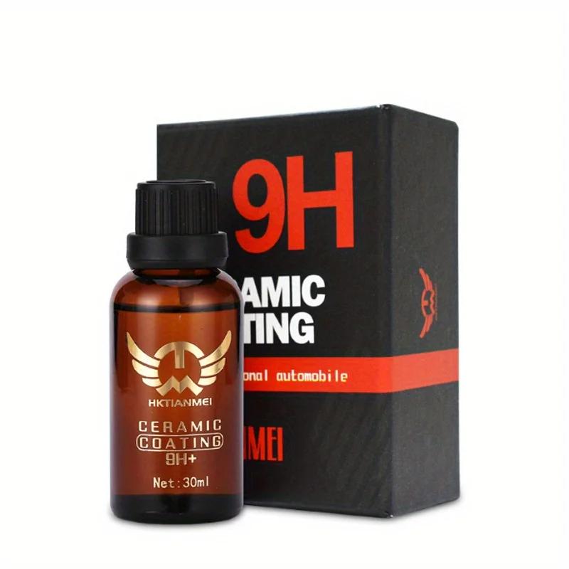 Набор керамического покрытия для автомобиля с графеном 9H - Универсальный профессиональный для красоты автомобиля, высокий блеск, защита лакокрасочного покрытия автомобиля, долговечный блеск