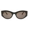 Balenciaga Sunglasses Free Size BB0330SK-001 BLACK-BLACK-GREY [Used]