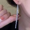 Elegant Baby's Breath Tassel Threader Earrings: Chic, Exquisite, Dazzling, Long Design for Women