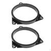 2Pieces 6.5 Inch Black Plastic Speaker Adapter Bracket Ring for