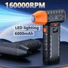 160000 RPM Mini Turbo Jet Fan Electric Air Duster Adjustable Speed Digital Display Turbo Fan Violent Blower Rechargeable with Light Car Cleaning