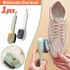1PC Multifunction Cleaning Shoe Brushes Soft Automatic Liquid Shoe Brush Long Handle Clothes Soap Brush with Hook Clean Tool