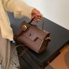 Commuter Small Square Bag Autumn and Winter New Fashion Shoulder Bag Messenger Bag Style Retro Women's Bag