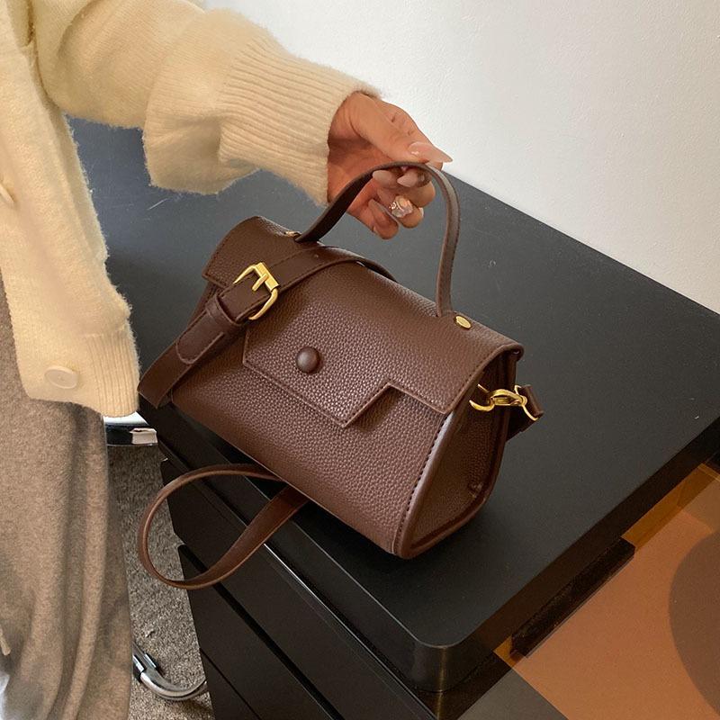 Commuter Small Square Bag Autumn and Winter New Fashion Shoulder Bag Messenger Bag Style Retro Women's Bag