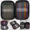 22pcs/Set Crochet Hooks Needles Stitches Knitting Craft Case Crochet Agulha Set Weaving Tools Sewing Tools