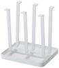 Yamazaki Jitsugyo Glass Stand Tower Slim White 2847