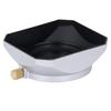 Lens Hood Silver Retro Square Lens Hood Shade for 40.5MM Digital Camera Mirrorless Camera Lens
