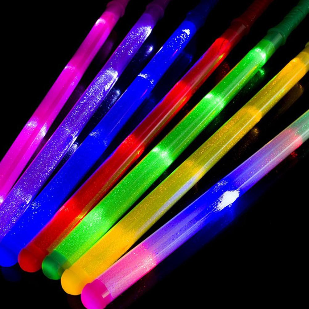 12 Pcs 48CM Flashing Sticks Plastic Light Up Toys Glow Stick Party Favors for Birthday