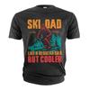 Men's Ski Dad T-shirt Skiing Dad Father's Day Christmas Fathers Skiing  Gift